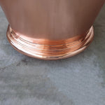 Load image into Gallery viewer, Copper Bathtub Nickel Inside Shining Copper Outside 70" x 29" x 27"
