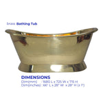 Load image into Gallery viewer, Brass Bathtub + Sink Full Brass
