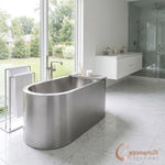 Load image into Gallery viewer, Double Wall Stainless Steel Bathtub with Built-In Dual Seats
