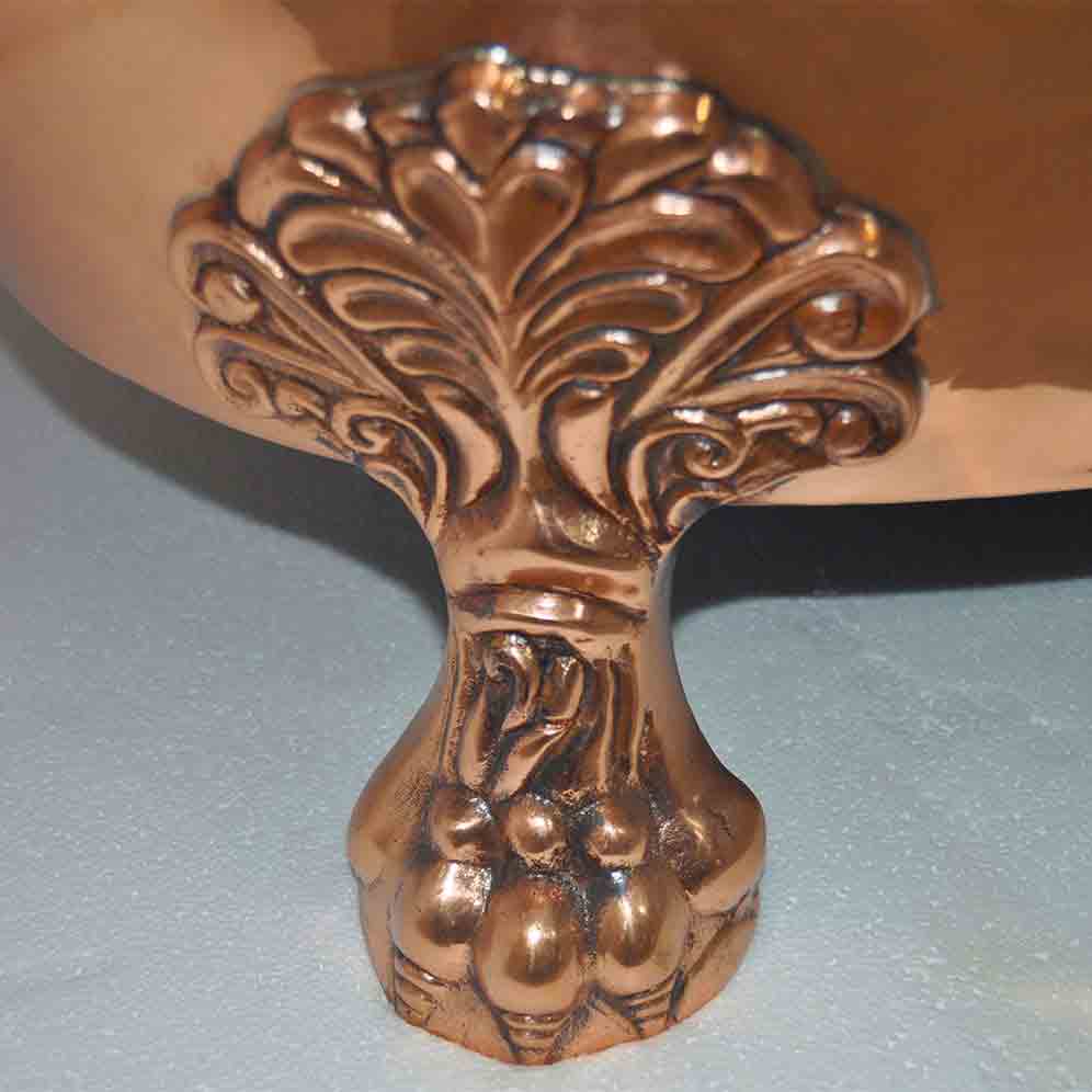 Copper Clawfoot Bathtub Nickel Inside