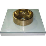 Load image into Gallery viewer, Brass Sink Pattern Exterior Double Wall Design
