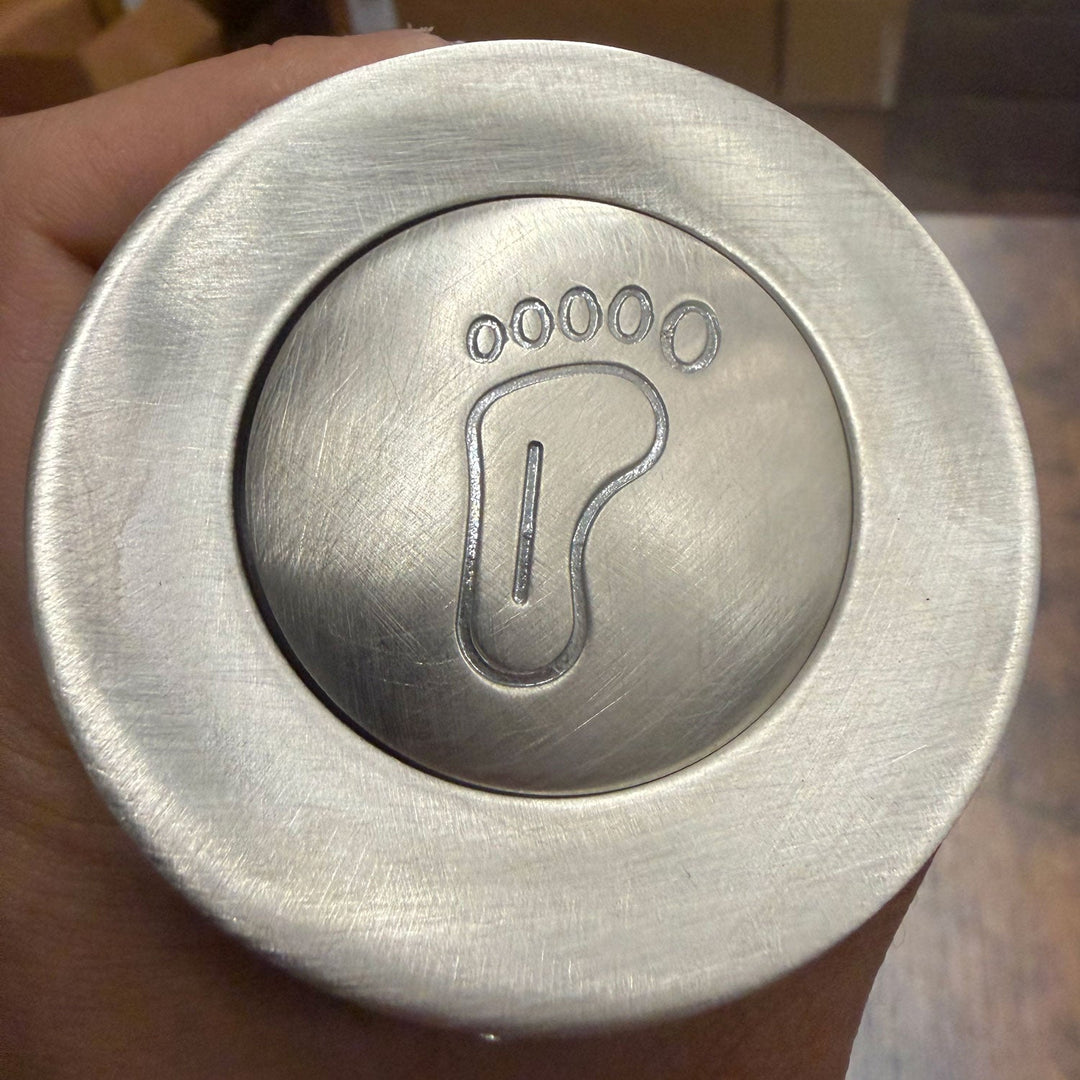 Tin Finish Brass Popup Waste for Bathtubs