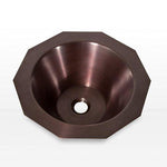 Load image into Gallery viewer, Copper Sink Double wall Decagon Shape
