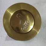 Load image into Gallery viewer, Brass Polished Brass Popup Waste for Bathtubs
