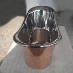 Load image into Gallery viewer, Straight Base Copper Bathtub Nickel Inside Big Size 74x28x28
