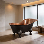 Load image into Gallery viewer, Clawfoot Copper Tub Chinese Style - The Bridgerton Bath
