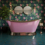 Load image into Gallery viewer, Slanting Base Copper Bathtub Nickel Inside &amp; on Base RAL 4003 Exterior

