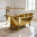 Load image into Gallery viewer, Clawfoot Brass Bathtub
