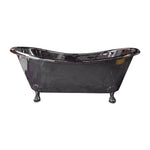 Load image into Gallery viewer, Clawfoot Copper Bathtub Full Nickel Finish
