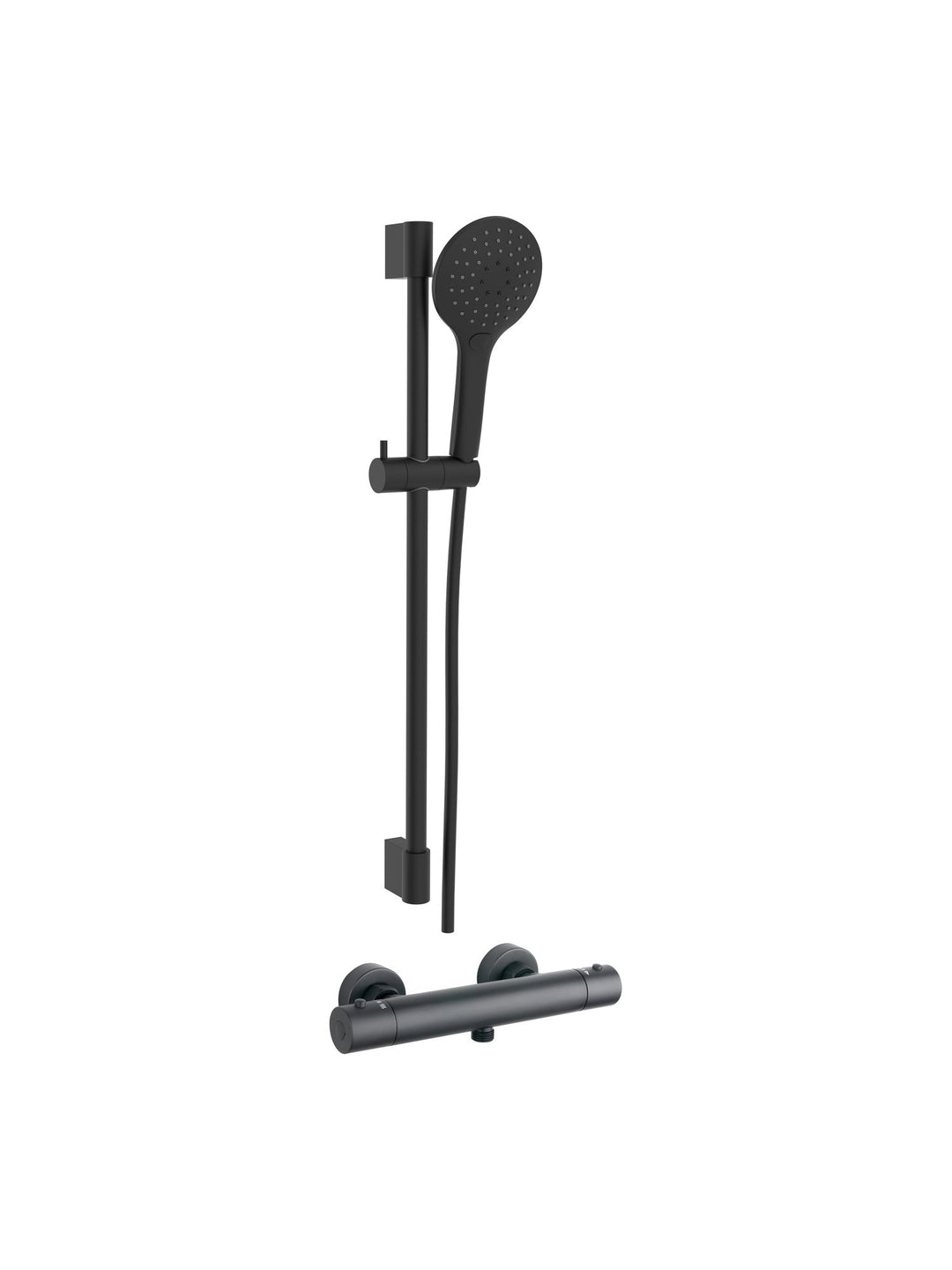 Round Thermostatic Bar Valve & 3 Mode Riser Kit