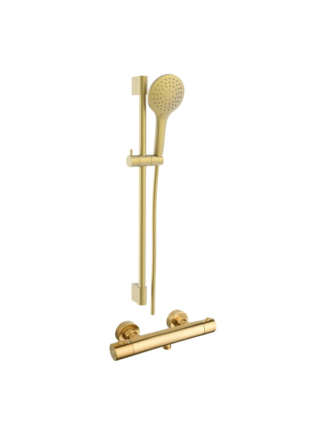 Round Thermostatic Bar Valve & 3 Mode Riser Kit