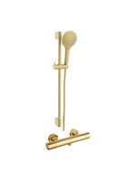 Load image into Gallery viewer, Round Thermostatic Bar Valve &amp; 3 Mode Riser Kit
