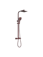 Load image into Gallery viewer, Menai Premium Square Thermostatic Overhead Shower Kit
