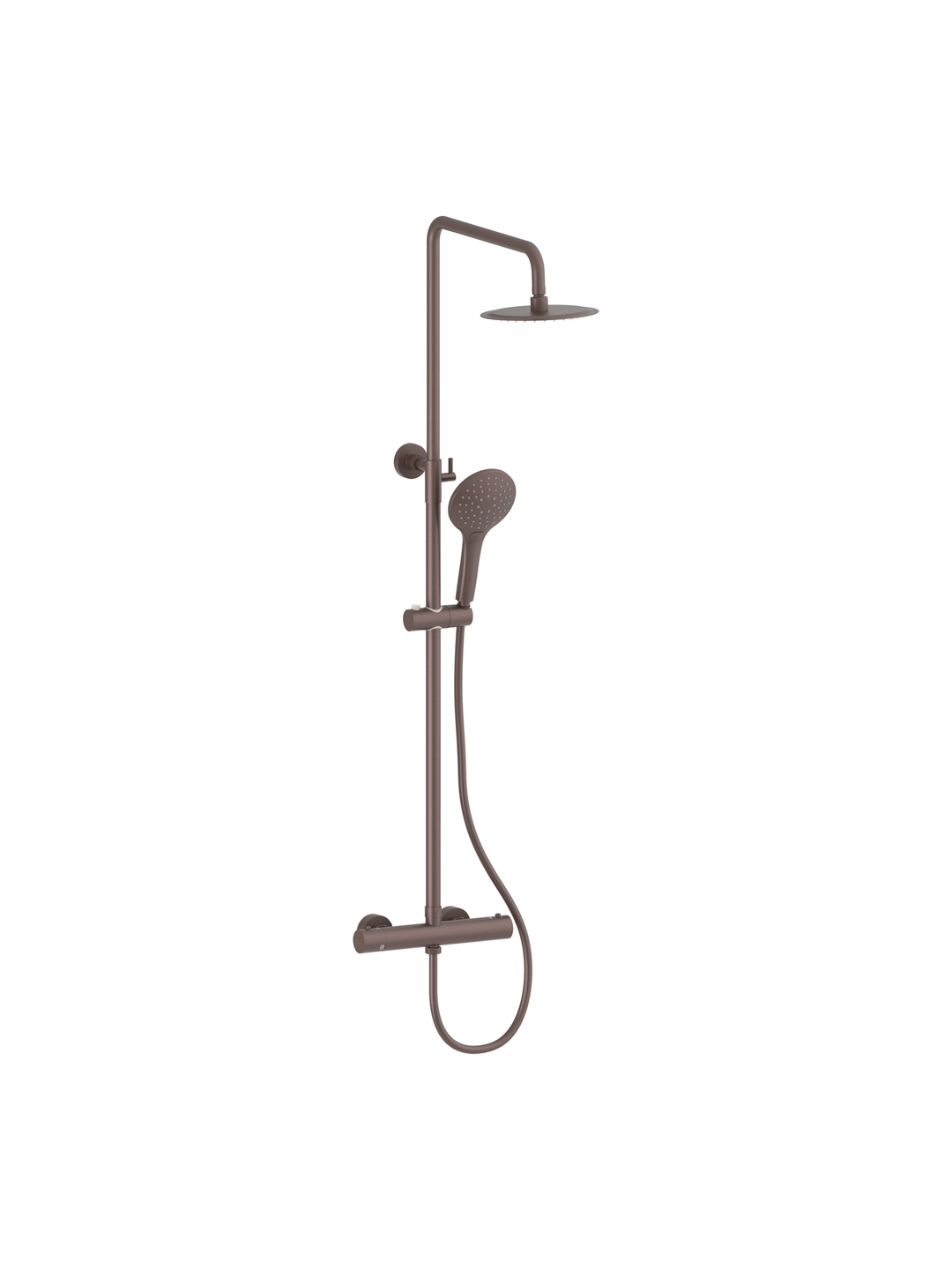 Menai Premium Round Thermostatic Overhead Shower Kit