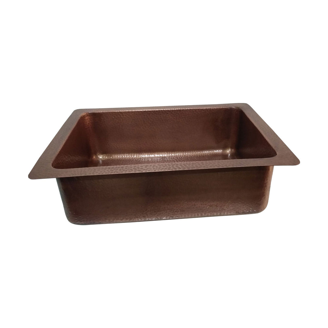 Copper Sink Vine Front Apron 24.50 x 18.50 x 7 inch