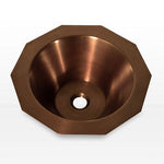 Load image into Gallery viewer, Copper Sink Double wall Decagon Shape
