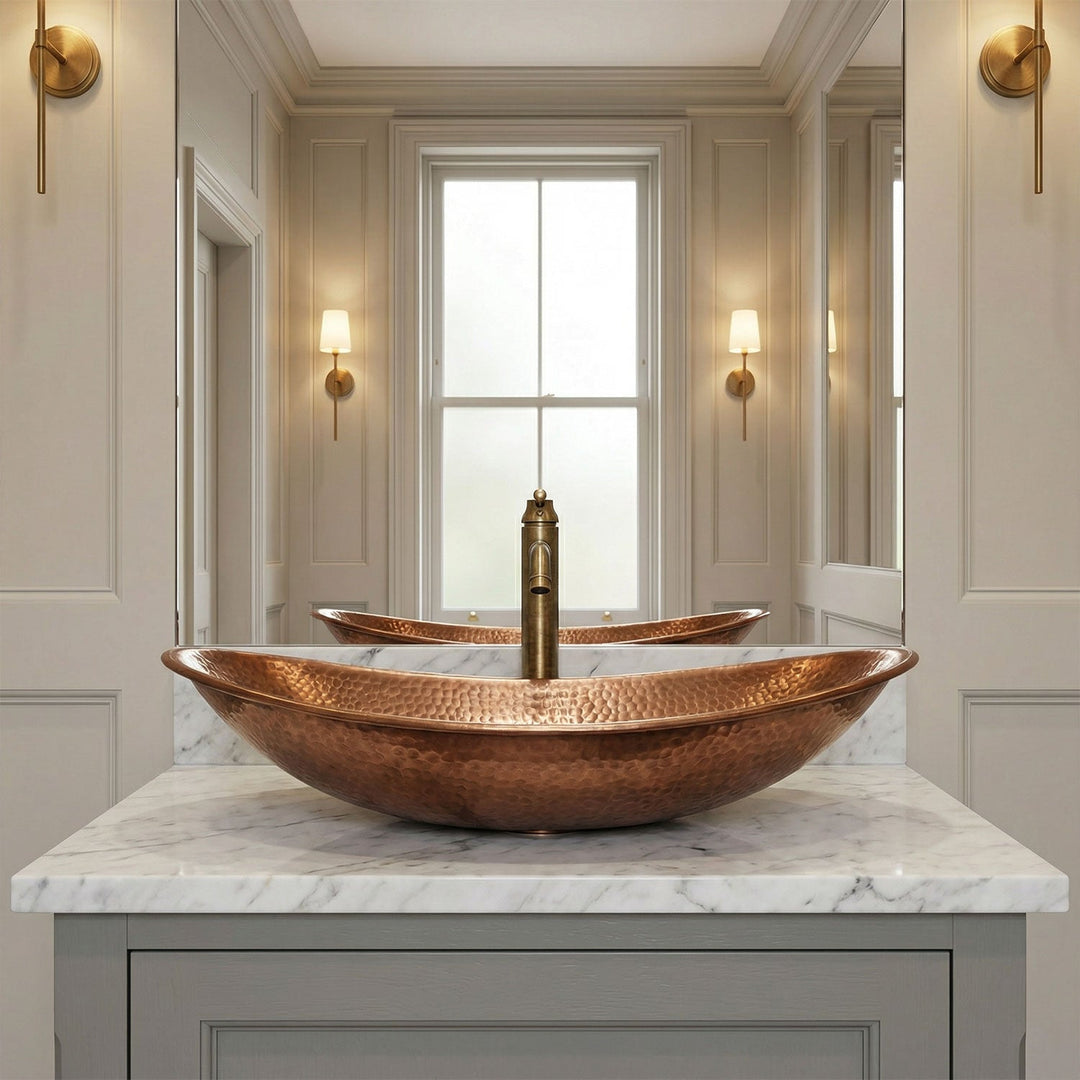 Copper Boat Sink