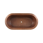 Load image into Gallery viewer, Hammered Double Wall Copper Bathtub
