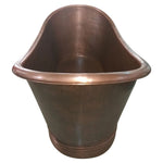 Load image into Gallery viewer, Copper Bathtub Thin Rolled Edge
