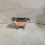 Load image into Gallery viewer, Clawfoot Copper Tub Style Sink Nickel Inside &amp; Polish Copper Outside
