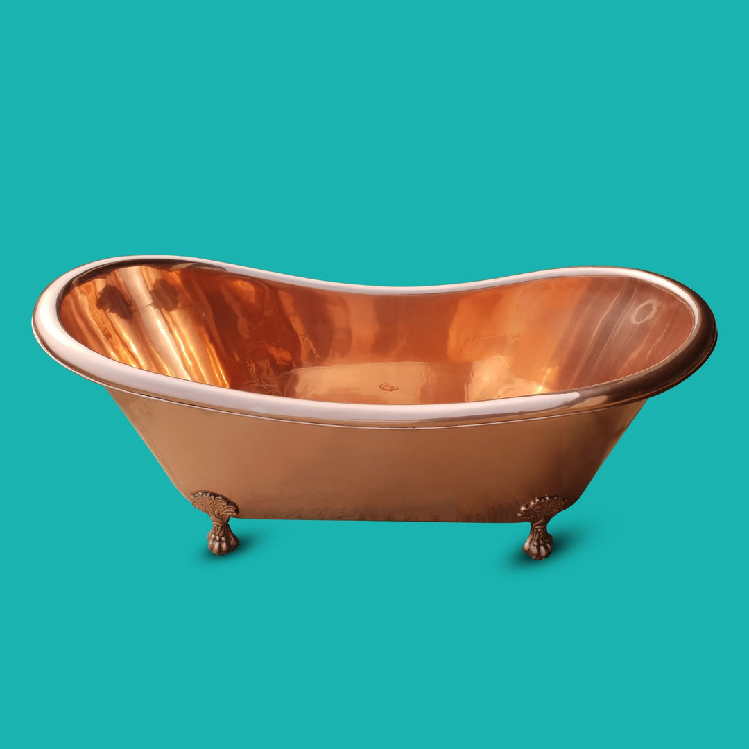 Copper Bathtub Clawfoot Full Copper