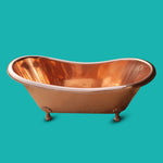 Load image into Gallery viewer, Copper Bathtub Clawfoot Full Copper
