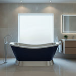 Load image into Gallery viewer, Slanting Base Copper Bathtub Nickel Inside &amp; on Base RAL5022 Night Blue Outside
