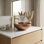 Load image into Gallery viewer, Rice Hammered Copper Sink

