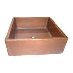 Load image into Gallery viewer, Square Double Wall Copper Sink
