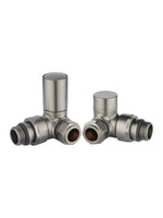 Load image into Gallery viewer, Corner Towel Rail Radiator Valves
