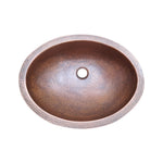 Load image into Gallery viewer, Oval Copper Sink Medium Antique 20 x 15.50 x 6 inch
