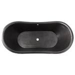 Load image into Gallery viewer, Hammered Charcoal Dark Antique Copper Tub
