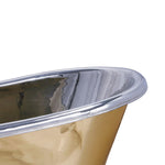 Load image into Gallery viewer, Slanting Base Brass Bathtub Nickel Interior
