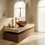Load image into Gallery viewer, Rice Hammered Copper Sink
