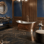 Load image into Gallery viewer, Antique Copper Bathtub Nickel Finish Inside
