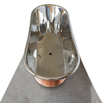 Load image into Gallery viewer, Copper Bathtub Nickel Inside Shining Copper Outside 70" x 29" x 27"

