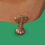 Load image into Gallery viewer, Clawfoot Copper Tub Hammered Single Slipper
