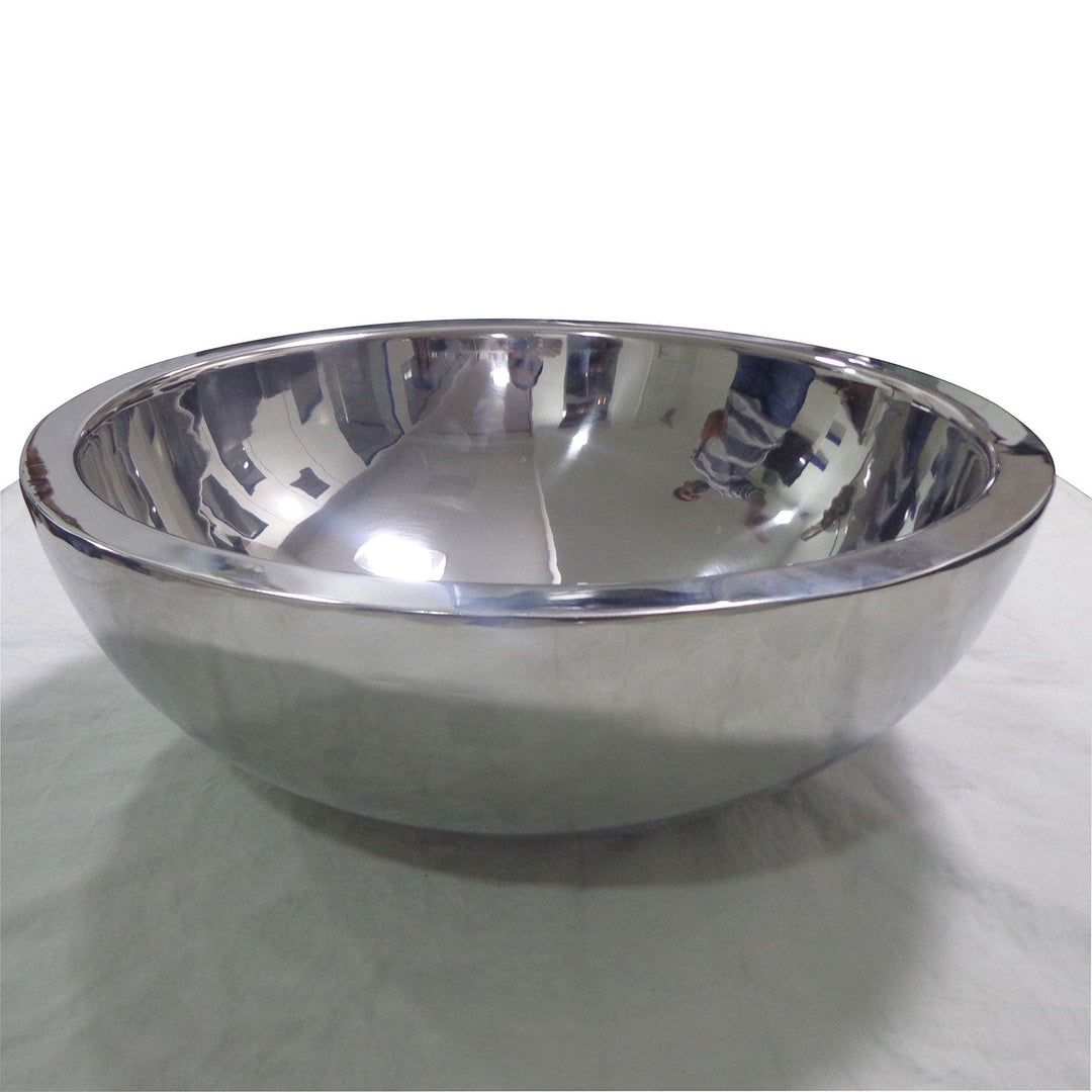 Double Wall Steel Sink Shiny Finish