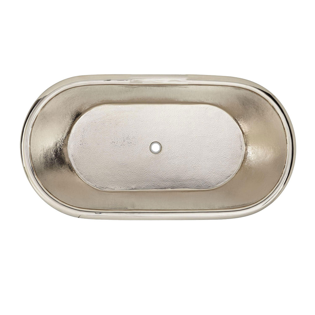 Copper Pedestal Tub Nickel Interiors