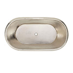 Load image into Gallery viewer, Copper Pedestal Tub Nickel Interiors

