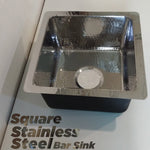Load image into Gallery viewer, Square Stainless Steel Bar Sink
