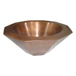 Load image into Gallery viewer, Copper Sink Double wall Decagon Shape
