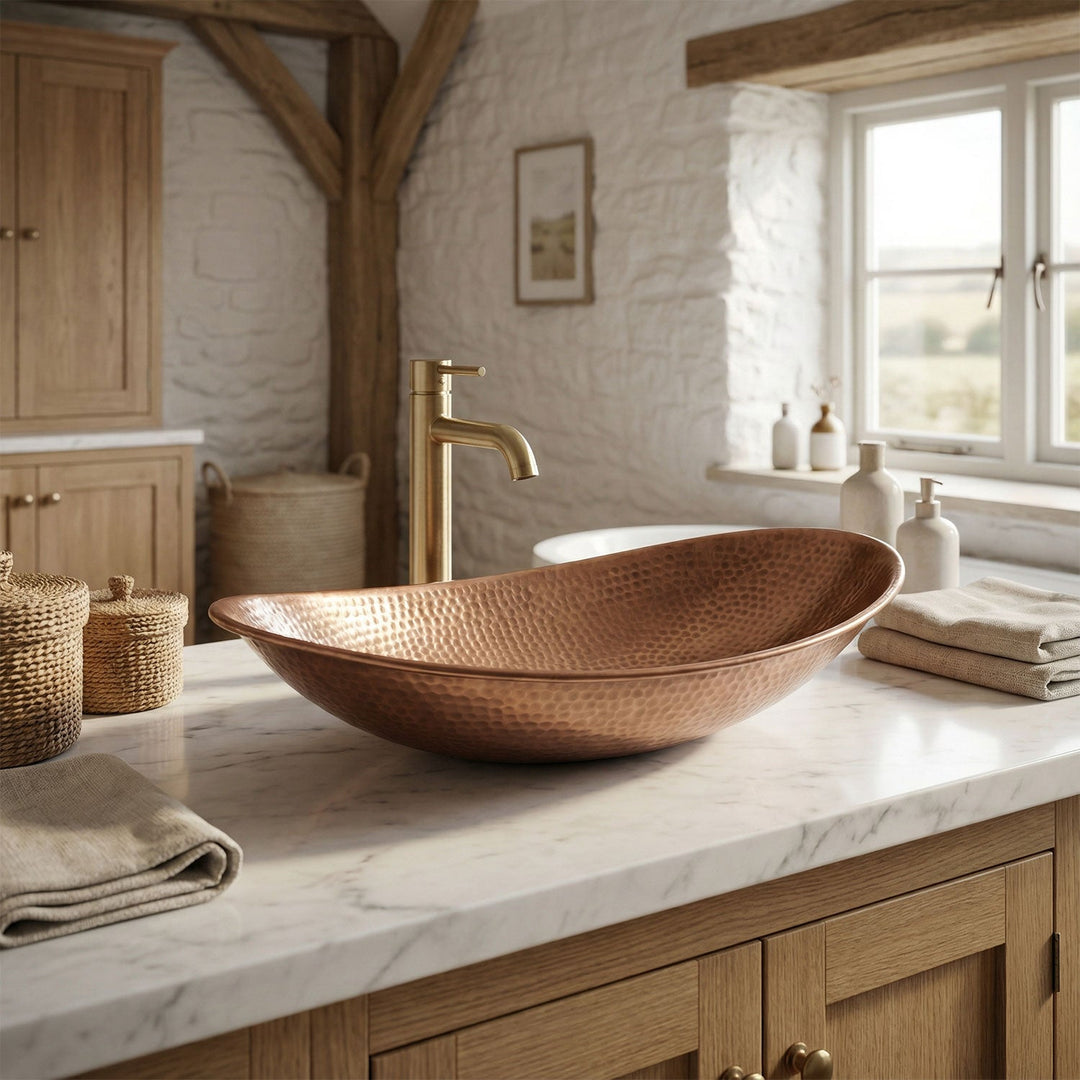 Copper Boat Sink