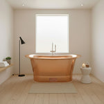Load image into Gallery viewer, Straight Base Copper Bathtub Full Copper 1500mm
