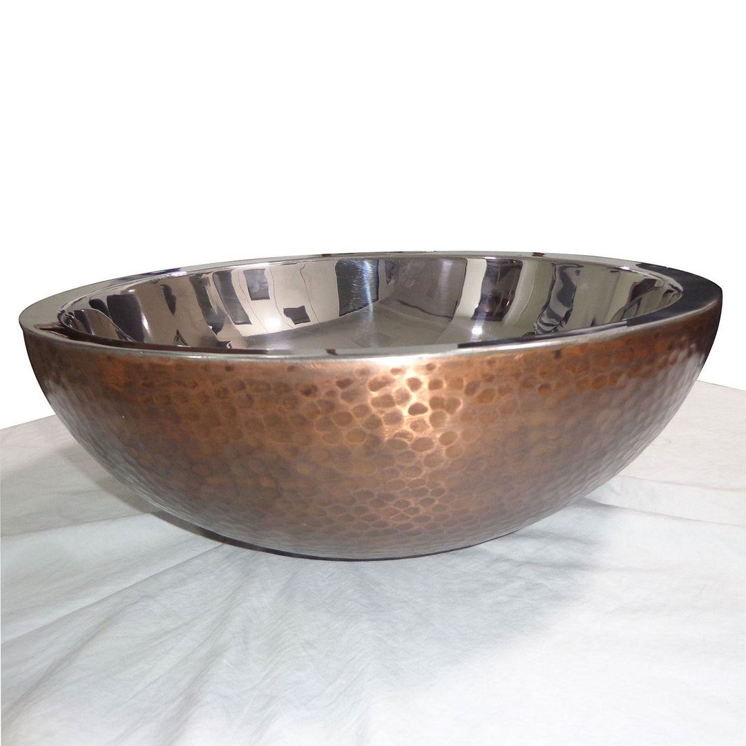 Copper Sink Hammered Copper Outside Nickel Inside