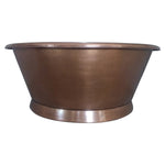 Load image into Gallery viewer, Round Copper Tub Hammered Antique
