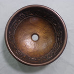 Load image into Gallery viewer, Copper Sink Embossed Hammered
