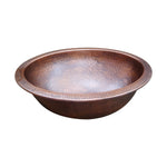 Load image into Gallery viewer, Oval Copper Sink Medium Antique 20 x 15.50 x 6 inch
