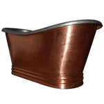 Load image into Gallery viewer, Freestanding Copper Bathtub Nickel Inside
