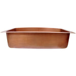 Load image into Gallery viewer, D Shape Woven Front Apron Copper Kitchen Sink
